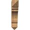 Ekena Millwork Olympic Arts & Crafts Smooth Bracket, Western Red Cedar, 5 1/2"W x 26"D x 26"H BKT06X26X26OLY03SWR - alternate 4